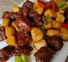 栗香牛肉粒