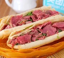 纯肉板肠火烧