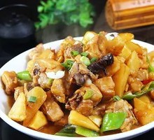 炭烤炸土豆块