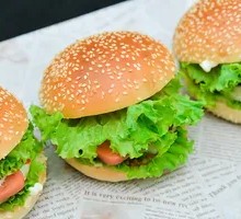 汉堡夹火腿