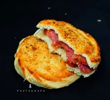 Braised Flatbread with Pork Tenderloin