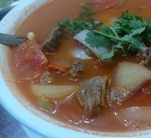 西红柿黄焖牛肉