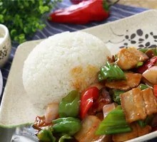 Stir-fried Pork with Rice
