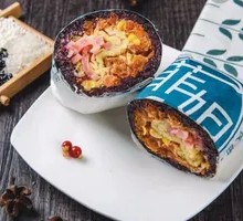 传统鸡蛋火腿饭团