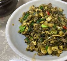 酸菜小笋肉末