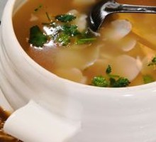 Sour Spicy Monkfish Egg Soup