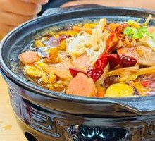 Spicy Sliced Blood Curd with Oil Pouring