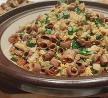 Sea Cucumber Rice Toss