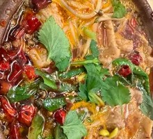 Spicy Boiled Pork in Clay Pot