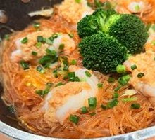 Steamed Garlic Vermicelli Shrimp