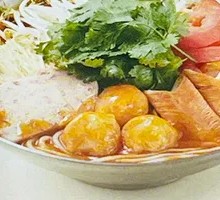 多C番茄虾滑米线