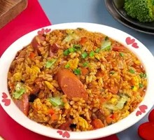 Spicy Ham Fried Rice
