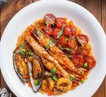 Seafood Tomato Risotto