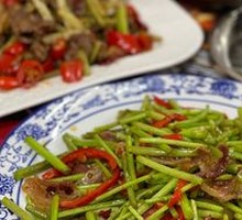Stir-fried Water Bamboo with Preserved Pork