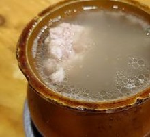 Century Egg and Pork Dumpling Soup