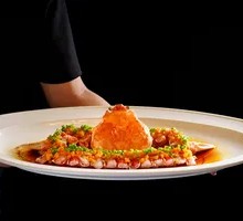 金椒酱手工肉饼蒸松叶蟹