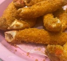 Fried Crab Stick with Egg Foam