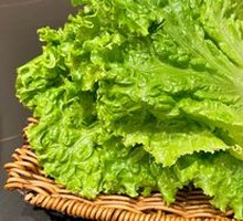 Lettuce and Perilla Leaf Platter