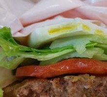 Low-Carb Fried Egg Beef Burger