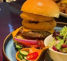 Montana-Style BBQ Beef Burger