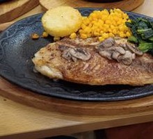 Mushroom Baked Fish