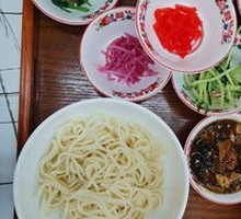 虾仁三鲜打卤面