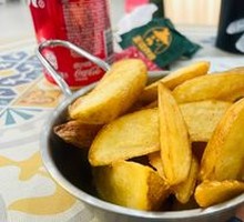 Fried Potato Wedges