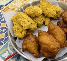 Cheese Snowflake Fried Chicken
