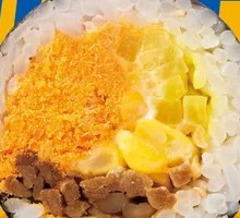 Corn and Meat Floss Salad