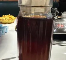 Homemade Plum Syrup Drink