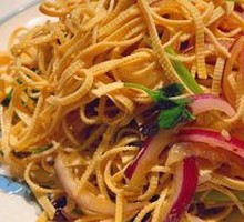 Stir-fried Tofu Skin Strips