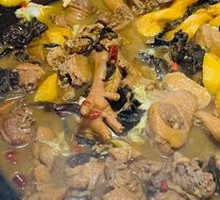 纯散养笨鸡锅
