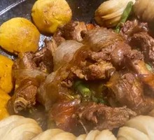 Stewed Pork Ribs in Iron Pot