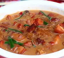 Braised Pork with Glass Noodles