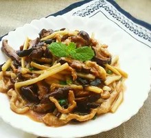 烧三丝盖浇饭