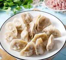 素韭菜水饺