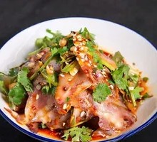Cold-mixed pig's head meat