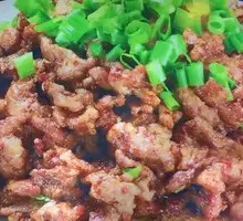 Scallion Stir-Fried Lamb