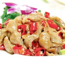 Spicy Pepper and Intestine Rice Bowl