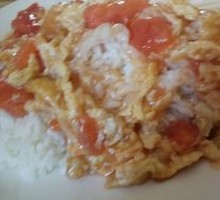 Tomato and Egg Rice Bowl