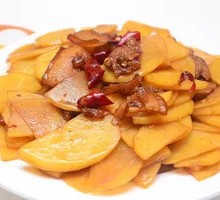 土豆辣子片盖饭