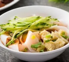 Cold Noodles with Beef Tendon Mix