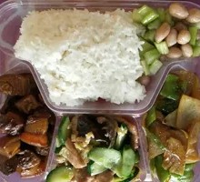 Wood Ear Mushroom Braised Pork Rice