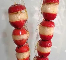 Haw with Glutinous Rice Candy Apples