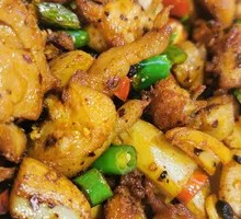 Stir-fried Young Rooster