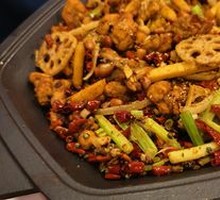 Spicy Frog Legs in Dry Pot