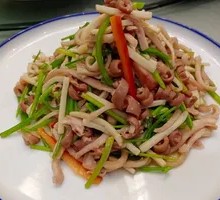 盐爆肚丝杏鲍菇