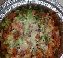 腊肠披萨饭
