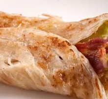大饼夹鸡排