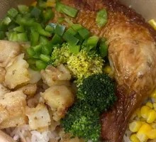 Grilled Half Leg Rice
